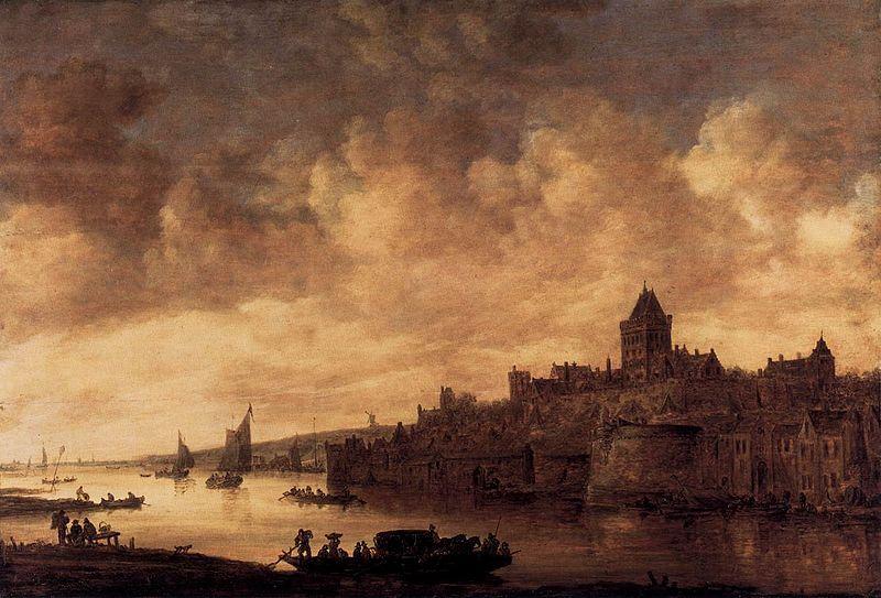 Jan van Goyen View of Nijmegen oil painting image